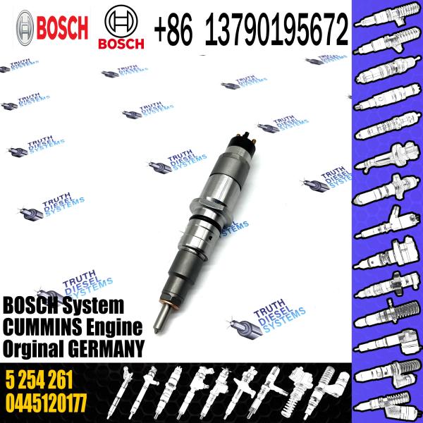 common rail injector 0445120177 5254261 injector for Cummins ISB QSB 4.5 / 6.7 diesel fuel injector nozzle 0445120177