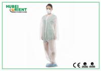 Polypropylène non toxique, combinaisons blanches jetables sans capuchon