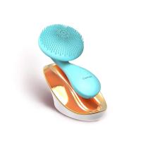 le nettoyage facial du silicone 300mAh bleu balayent électrique