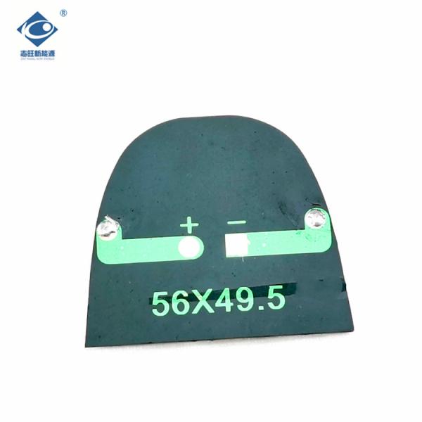 ZW-56495 heterojunction poly corbonate solar panel 5V 0.35W Epoxy adhesive solar panels 70mA
