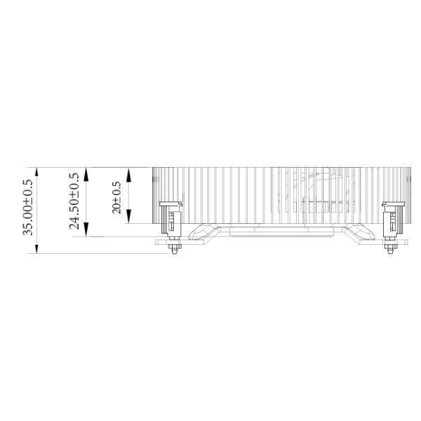 Прочная вставка меди охлаждающего вентилятора C.P.U. 4000RPM для LGA1150/1155/1156