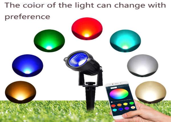 Luz exterior Dustproof 4 do diodo emissor de luz do jardim IP65 RGB em 1 luz da paisagem