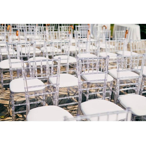 Clear Dining Chairs Crystal Transparent Seat, Modern Dining Chairs, Side Chairs for Wedding Party Event Reception