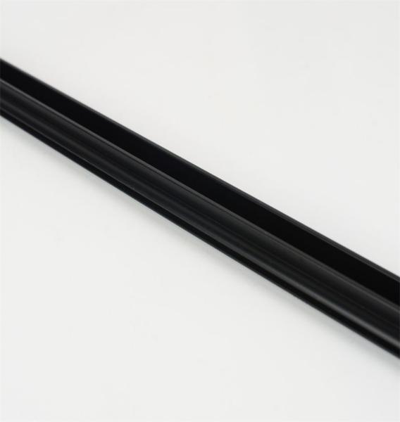 Colorful Flexible PVC Profile for Industrial Use Black Plastic Customized