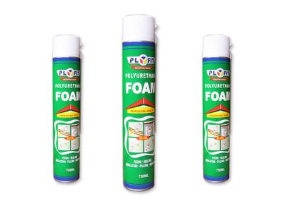 Waterproof Polyurethane PU Foam Spray 750ml Heat Preservationcold And Sound Insulation
