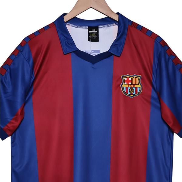 Barcelone Retro Jersey 1980-1982 Édition à domicile Édition commémorative pour les fans