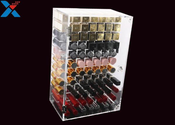 Cosmetic Acrylic Lipstick Organizer , Clear Acrylic Lipstick Display Stand