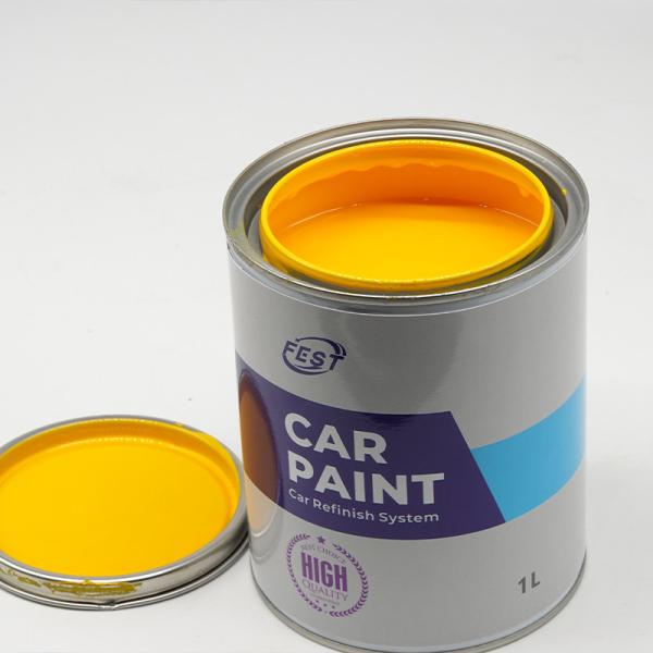 China Manufacturer Supply 1K Yellow Automotive Paint with Excellent Quality