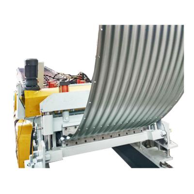 Máquina de moldagem de tubos metálicos ondulados de largura 360-628 mm para 50 kg Fabricação de tubos