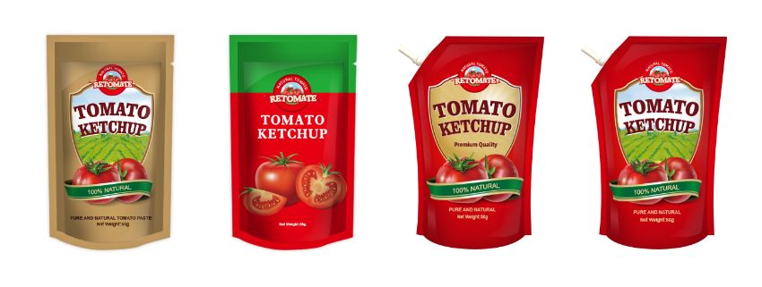 ISO Sachet Ketchup 56g Чистый натуральный аромат в соответствии с международными стандартами производства