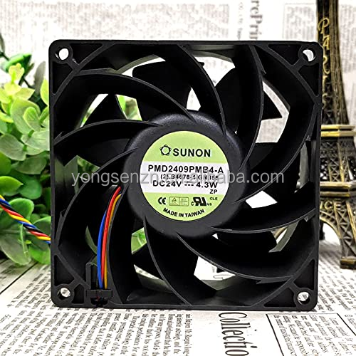 Axial Flow Continuous Operation Cooling Fan PMD2409PMB4-A Mechanical Equipment Cooling Fan for Inverter Equipment Heat Removal