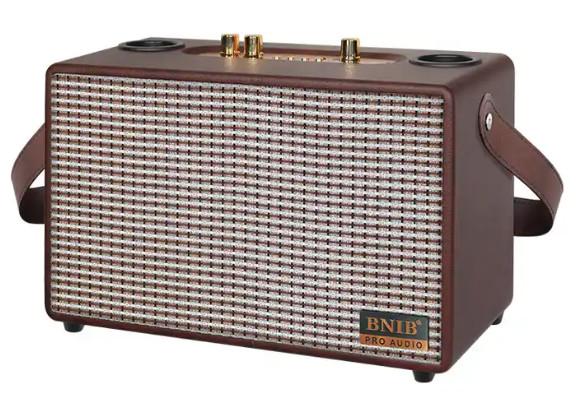16W Retro Portable Bluetooth Speaker TWS USB Outdoor BT Speaker