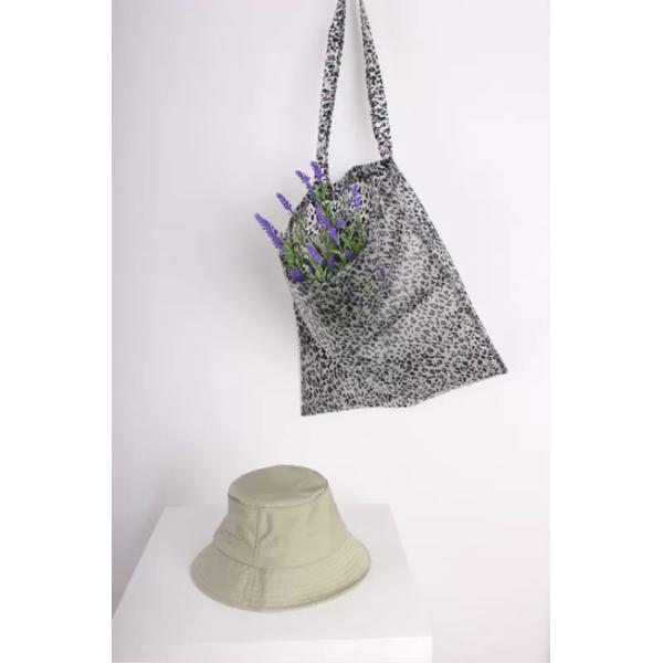 Poly 100% Cotton Unisex Bucket Hat Organic Cotton Twill Fabric