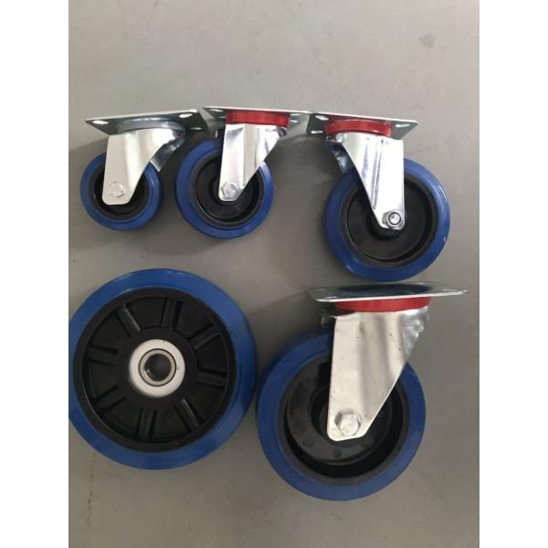 8'' Rubber Castor Wheel Trolley Castors Wooden Floor 200mm