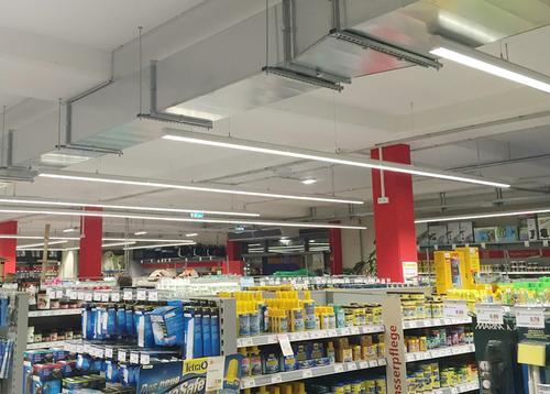 SMD 2835 PC LED linear lamp equipment has good dust resistance and high luminous efficiency  Indoor Light Ceiling Lights