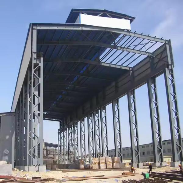 Prefabricated Steel Structure Building Metal Frame Warehouse Weather Resistance