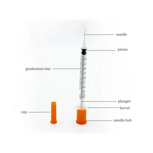disposable medical grade insulin syringe for insulin injection needle pen