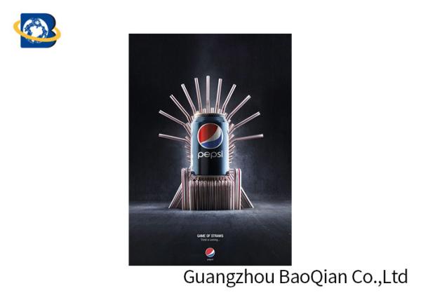 Custom 3D Poster Printing , 3D Lenticular Wall Art Picture Catch People's Eyes