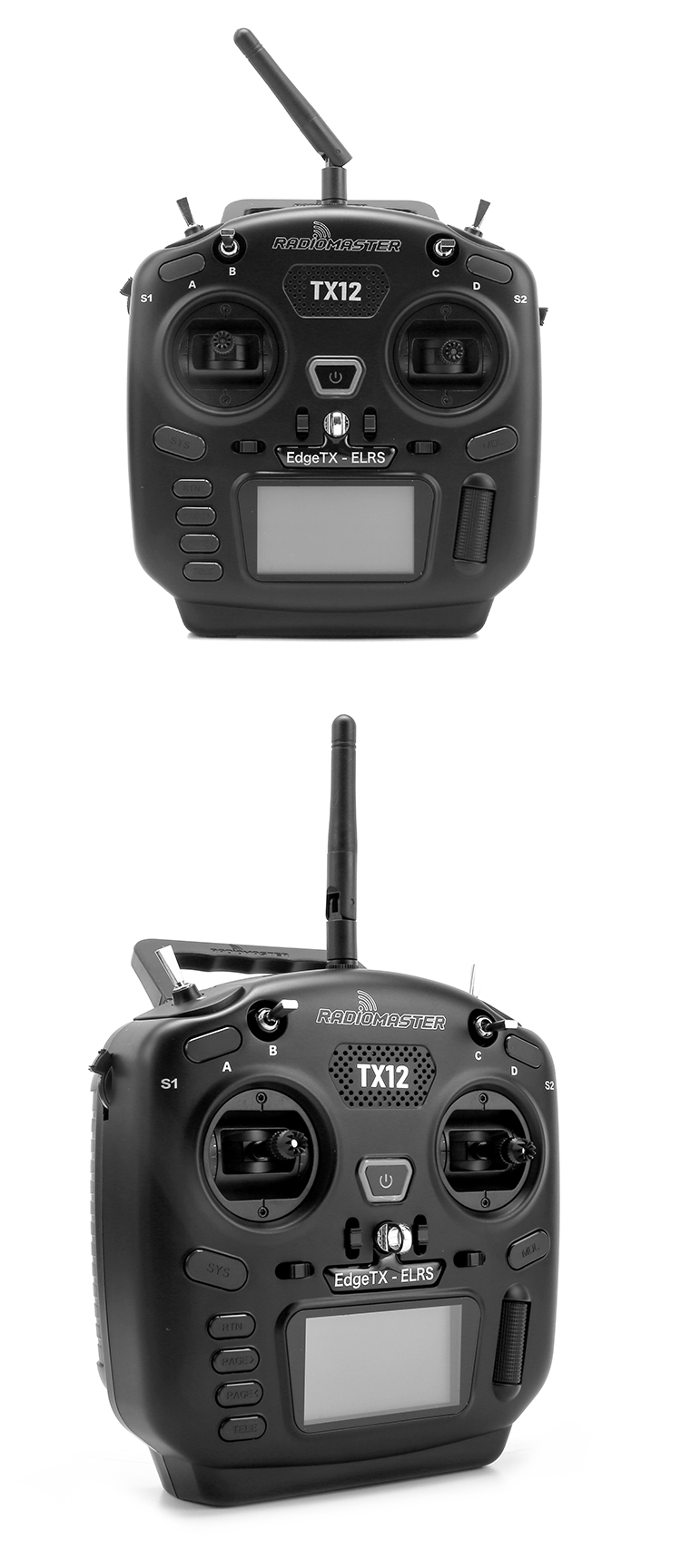 Radiomaster TX12 Mark II Radio Controller ELRS/CC2500 EdgeTX OpenTX 16CH Multi-Module Compatible Radio Control Transmitter