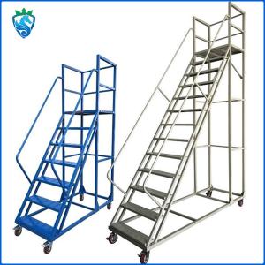 7 Foot 8 Feet Mobile Safety Step Ladder Lightweight Climbing Work Ladder With