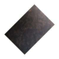 Retro Etched Stainless Steel Sheet Wall Decoration Panel Antique Bronze Rose Red Color