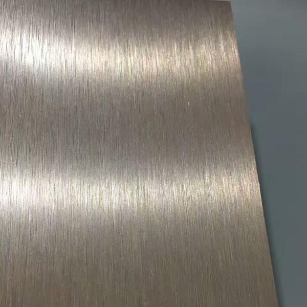 3mm Brushed Aluminium Plate Brushed Gold Aluminum Sheet For Construction