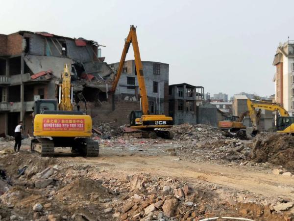 JCB 360 Erosion Resistant Demolition Arm , Practical Excavator Long Reach Boom