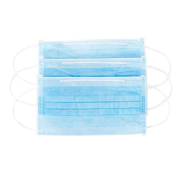 Breathable Disposable Mouth Mask 3 Layer Anti Dust Earloop Non Irritating