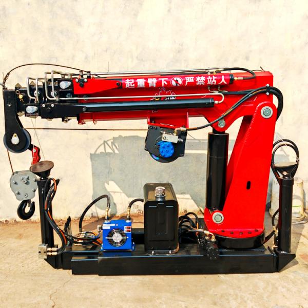 Crane Truck Hydraulic Mini Folding Boom Crane Electric Pickup Truck Crane