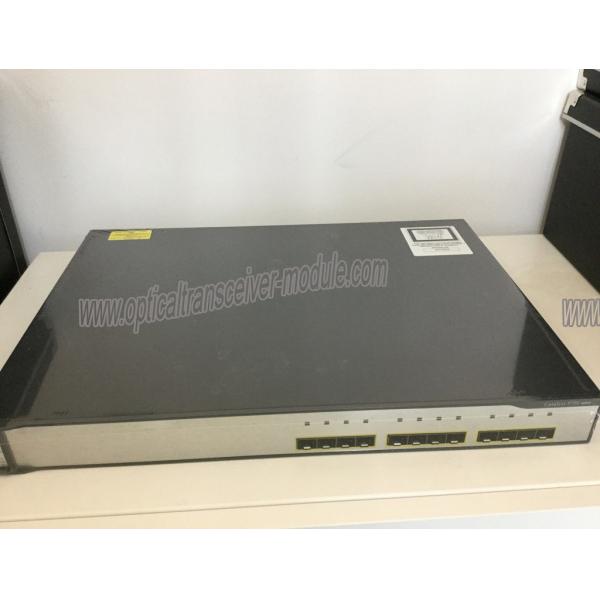CISCO Switch WS-C3750G-12S-E 12 Port Fiber Optic Switch High Efficiency 1000Mbps
