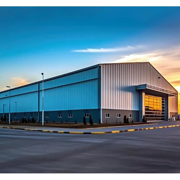 Custom Steel Structure Warehouse Modern Commercial For Industrial Garage Shed Storage