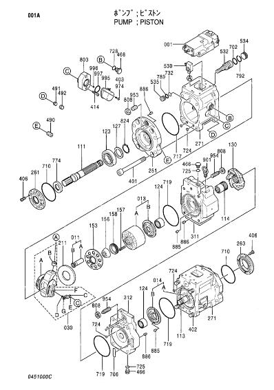9129693 9168808 K3V180DTH HITACHI EX400-3 EX400-5 Excavator Hydraulic Pump