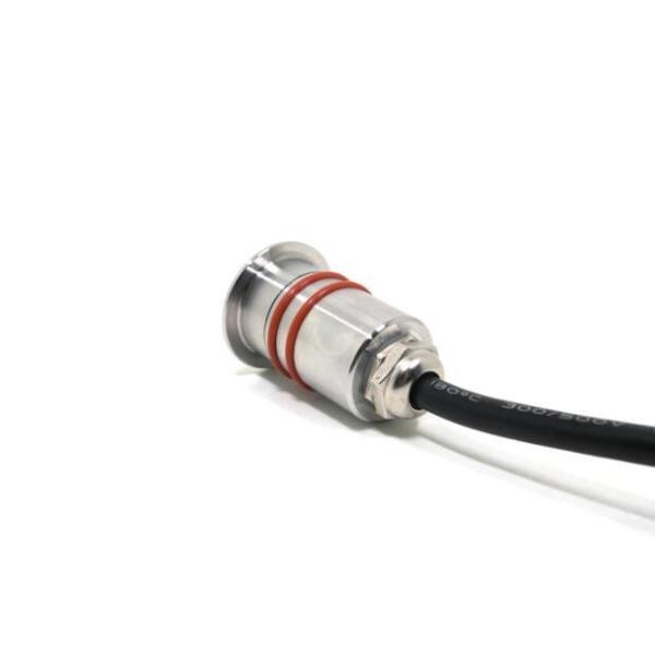 Mini Ground Solar Powered LED Lights , Outdoor Solar Yard Lights Silver Color