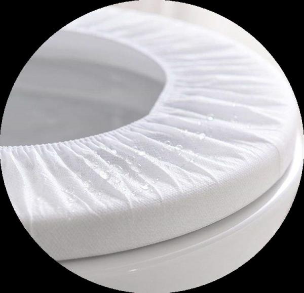 Bathroom Seat Cover Disposable Non-Woven Toilet Seat Mat Anti-Dust Toilet Seat Cushion For Hotel