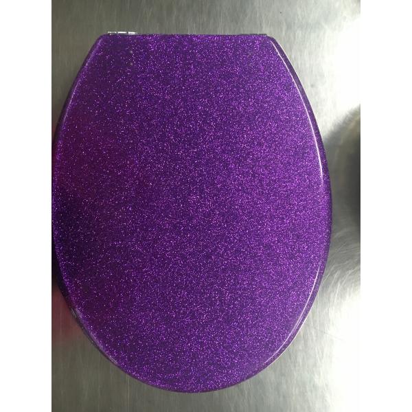 Glitter polyresin toilet seat,color Gilliter,silver glitter,Black Gilliter,Gold Gilliter