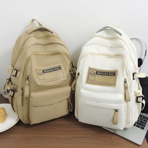 Colefa Factory Nylon Back Bags for Women Travel Spring Autumn Computer Backpack for Men High Middle School Student Backpack