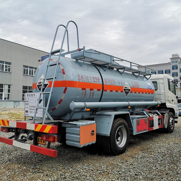 10.3m3 Cargo Truck Dongfeng Tianjin 4*2 Corrosive Tank Truck EURO 6 Emission Standard