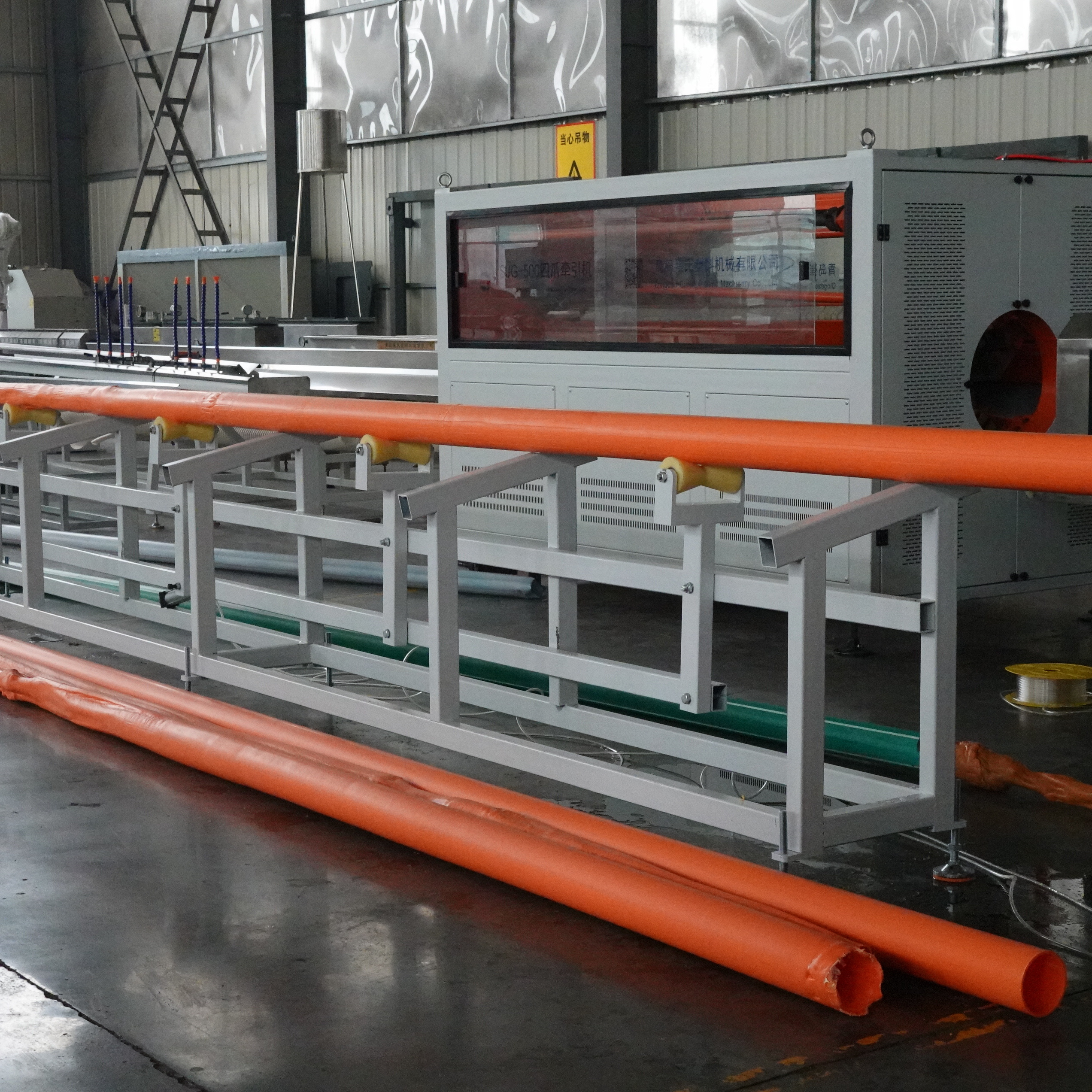 Plastic MPP Power Cable Conduit Pipe Extrusion Production Line High Voltage Electric Pipe Making Machine PP Electrical Protection Pipe Extruder