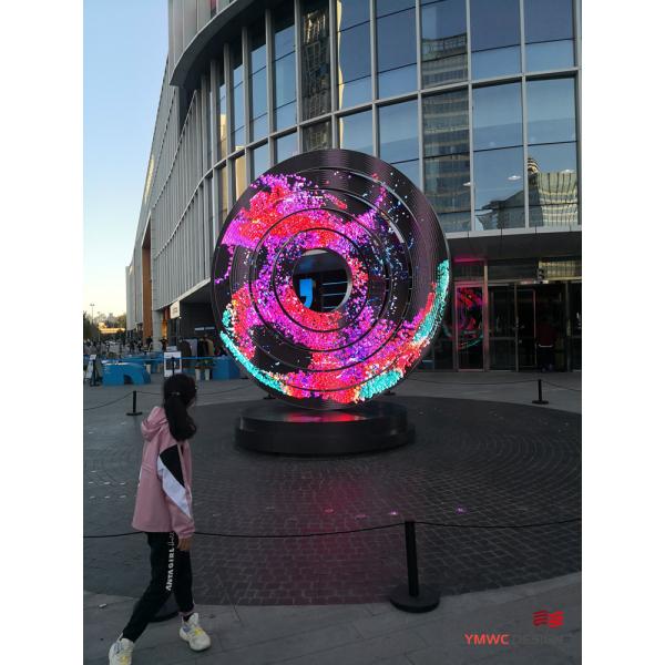 Custom Print Method Public Art Square Sculpture for Outdoor Decoration and Landscaping