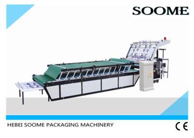 Printed Top Paper Flute Laminating Machine , Semi Automatic Laminator For Carton Box