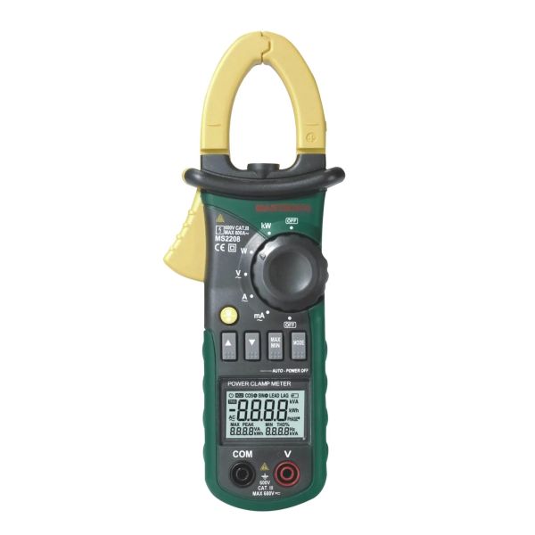 Harmonic Power Clamp Meter MS2208 3 Phase Automatic Phase Sequence Testing