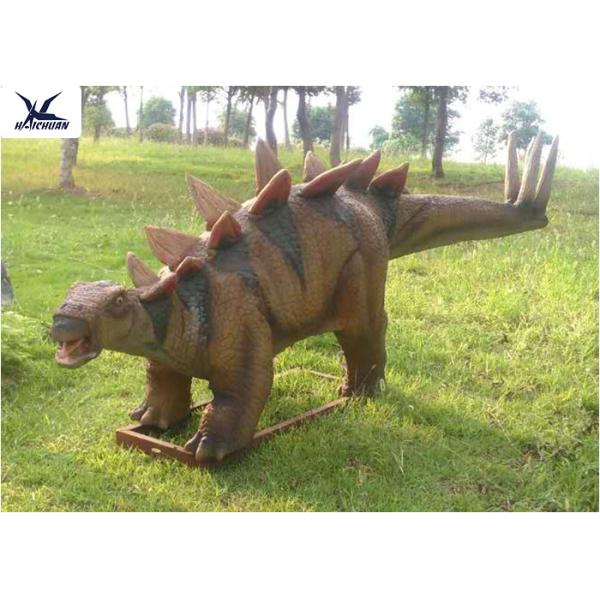 50/60 Hertz Life Size Animal Dinosaur Lawn Decorations , Dinosaur Garden Sculpture