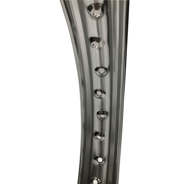 Akront Style Valanced Alloy Motorcycle Rims 1.85-18 Red Wheel Rim for Vintage Bikes