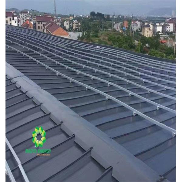 Pre Assembled Solar PV Mounting Systems For For Pitched Metal Roofs
