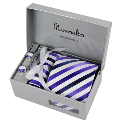 100% hand-woven polyester necktie sets