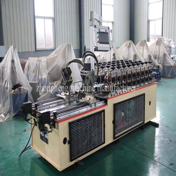 Metal Drywall Stud And Track Roll Forming Machine With Track Cutting Delta PLC