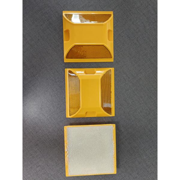 100mm Red Yellow White Reflective PMMA Road Stud With ABS Shell