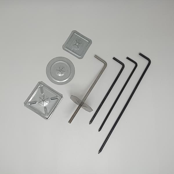 Low Carbon Steel Insulation Hook L Shaped Anchor Stainless Steel Power Plant