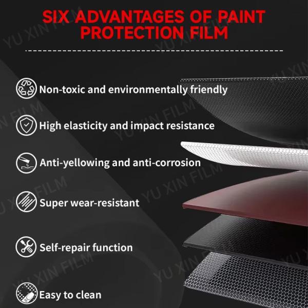 Agutec Material Yellow Coloured PPF Film 1.52x15m Self Healing Paint Protection Film