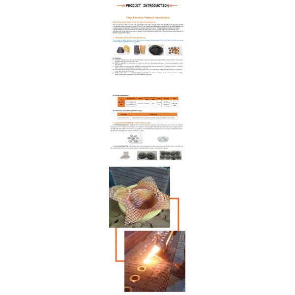 Стекловолокно высокий кремний железо / алюминий стекловолокно фильтры сетка стекловолокно сетка огнеупорный стекловолокно фильтр экрана